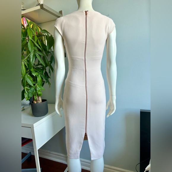 Antonio Berardi Peach Sheath Dress US 4 IT 40 - Picture 5 of 13